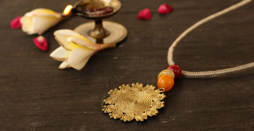 आराधना | Aradhana ✺ Brass Necklace { 1 }